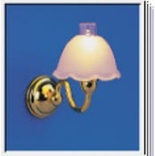 1-armige Wandlampe Gaslampe 