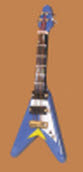 E-Gitarre blau 
