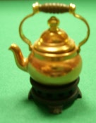 Wasserkessel Teekessel mit Stövchen Kupfer 