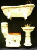 Badezimmerset mit Badewanne Victoria 
