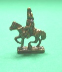 Figur Reiter Messing 