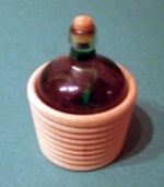 Korbflasche Weinflasche im Korb 