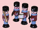 Holzfiguren Holzsoldaten 