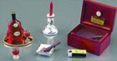Cognac Humidor Tabak Set 
