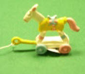 kleines Pferd Ziehpferdchen Zinnfigur