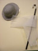 Herren Set Hut grau 