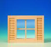  Sprossen Fenster 4-teilig 
