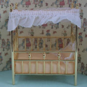 Kinderbett Himmelbett Messing