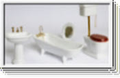 Badezimmerset mit Badewanne 