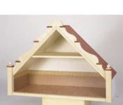 Dachgeschoss zu 2-Zimmer Puppenstube tapeziert Bodo Hennig 