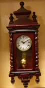 Uhr Wanduhr mahagoni Heidi Ott 