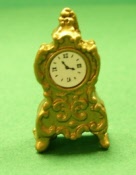  Kaminuhr kleine Uhr Messing 
