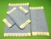 Handtuch Set blau 
