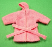 Bademantel pink 