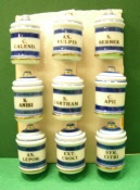 kleine Apothekengefäße Deckelgefäße Porzellan 