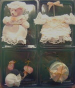 Zubehör Set rosa Teddybär Kleid etc. 