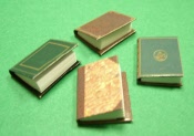 Bücher 4-er Set Leder gebunden 