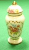  Vase Bodenvase Deckelvase Dresdner Rose 