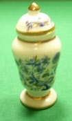 Vase Bodenvase Deckelvase Goldzwiebel 