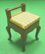 Hocker zu Nähmaschine Walnuss