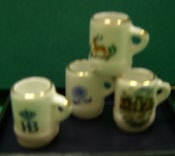 Bierkrüge Set Porzellan 