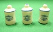 Vorratsdosen Set Kaffee Zimt Salz 