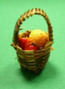  Obstkörbchen gefüllt 