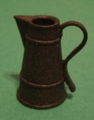 Kanne schwarz Guss 