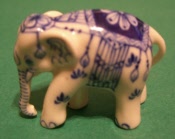 Elefant Porzellan bemalt 