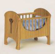 Kinderbett Babybett Jugendstil Bodo Hennig 