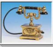 Telefon nostalgisch Messing