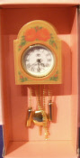 Uhr Wanduhr Kirschbaum hell Bodo Hennig 