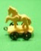 mini Pferd Holz hell 
