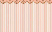 Tapete apricot Girlande 