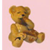 Teddybär Bär mit Honig 